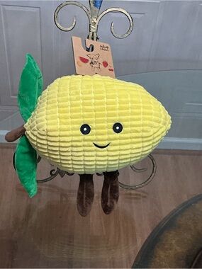 Pally Paws   Lemon 🍋 With Legs 11” Very Solf Dog Toy With  Squeaker